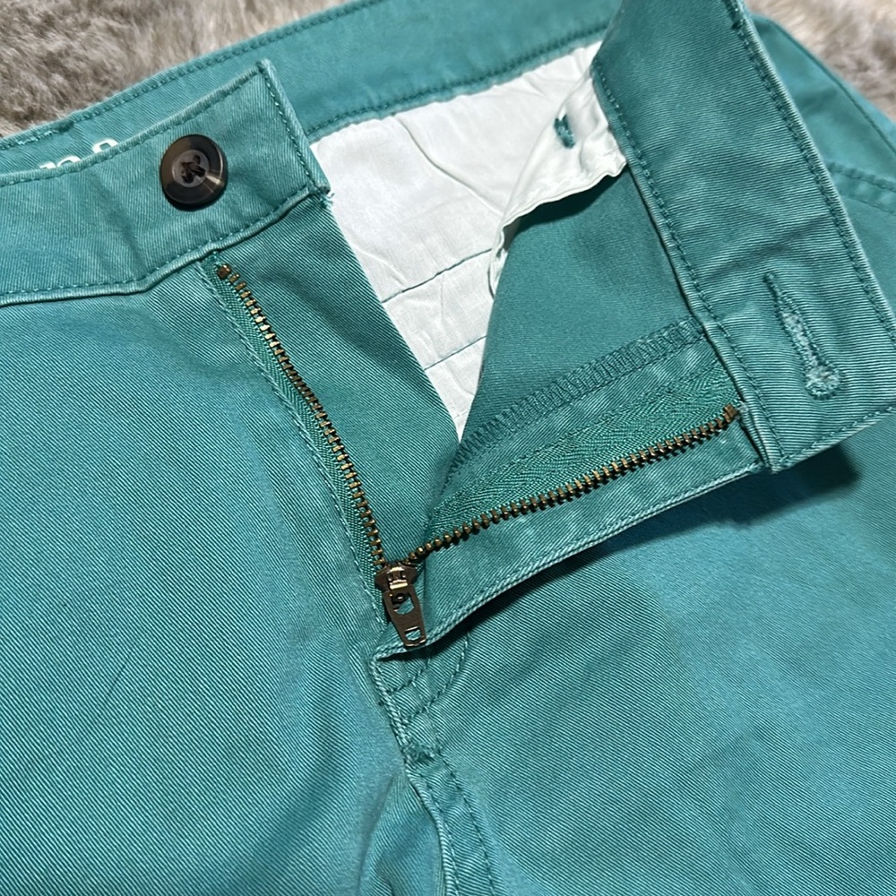 Size 8 Mid Rise short Color Turquoise - Picture 5 of 5